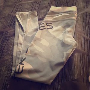 White Camo Leggings